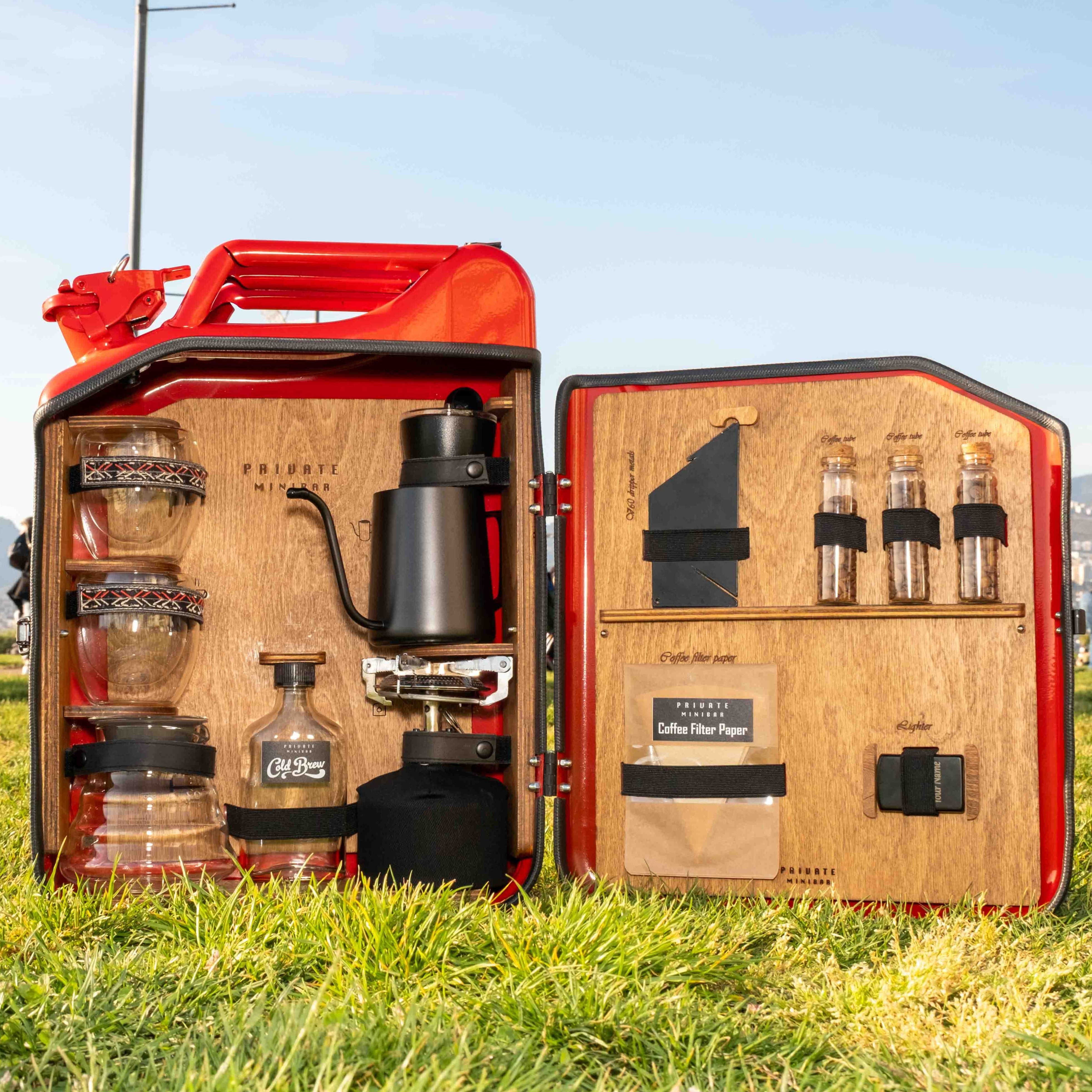 Çelik Bidon Demleme Kahve Konsepti / Full Aksesuar