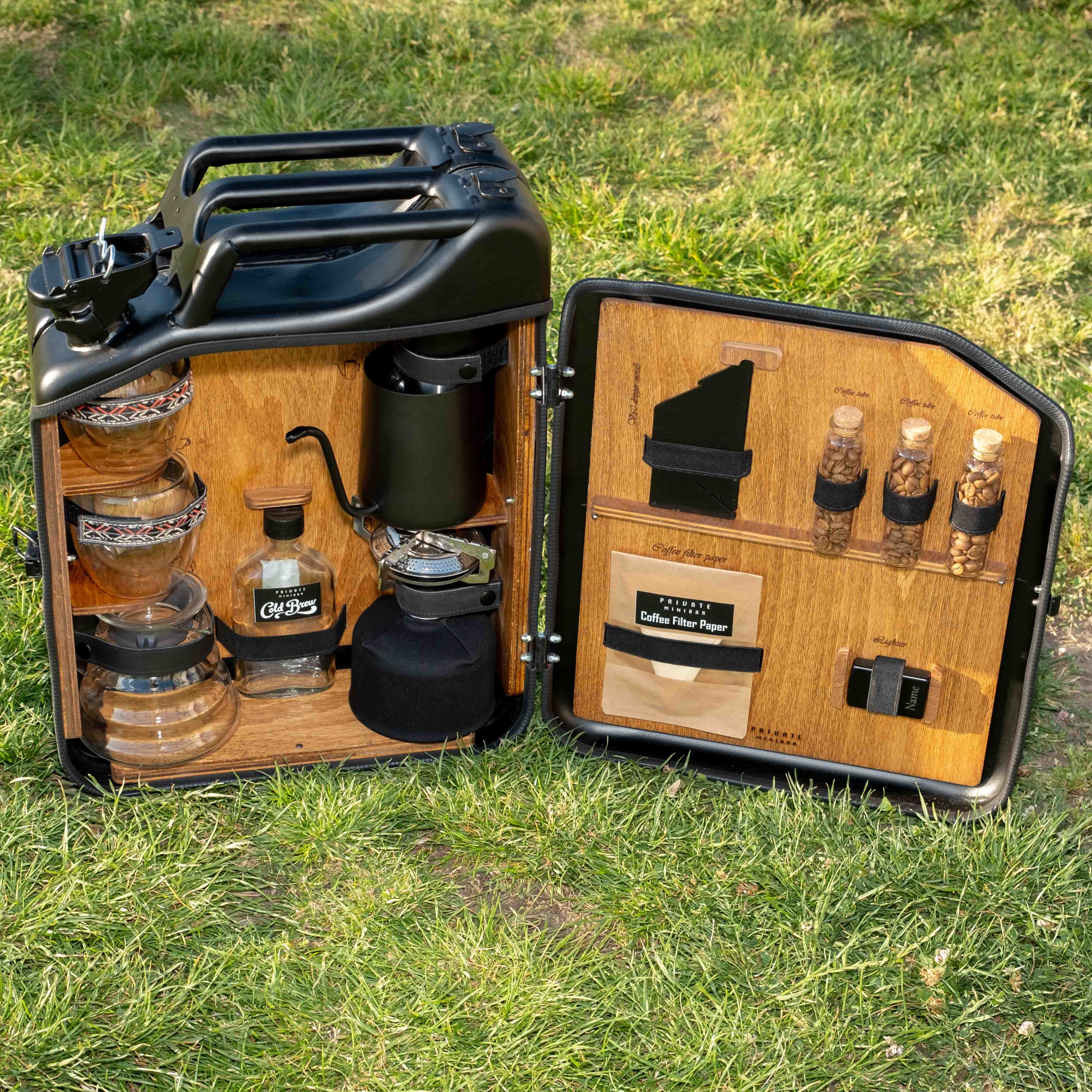 Çelik Bidon Demleme Kahve Konsepti / Full Aksesuar