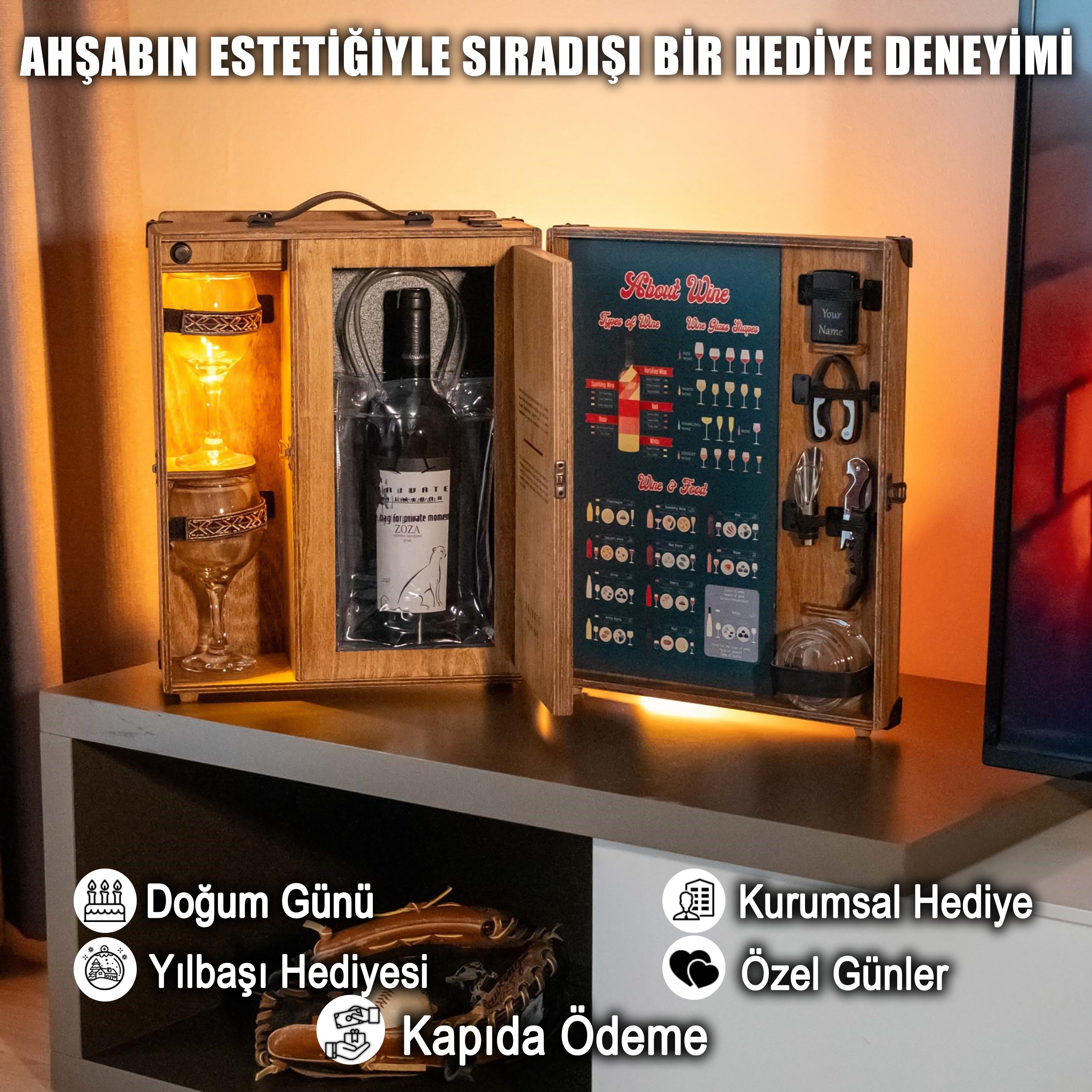 Showy Serisi / Termos Soğutuculu Şarap Konsepti