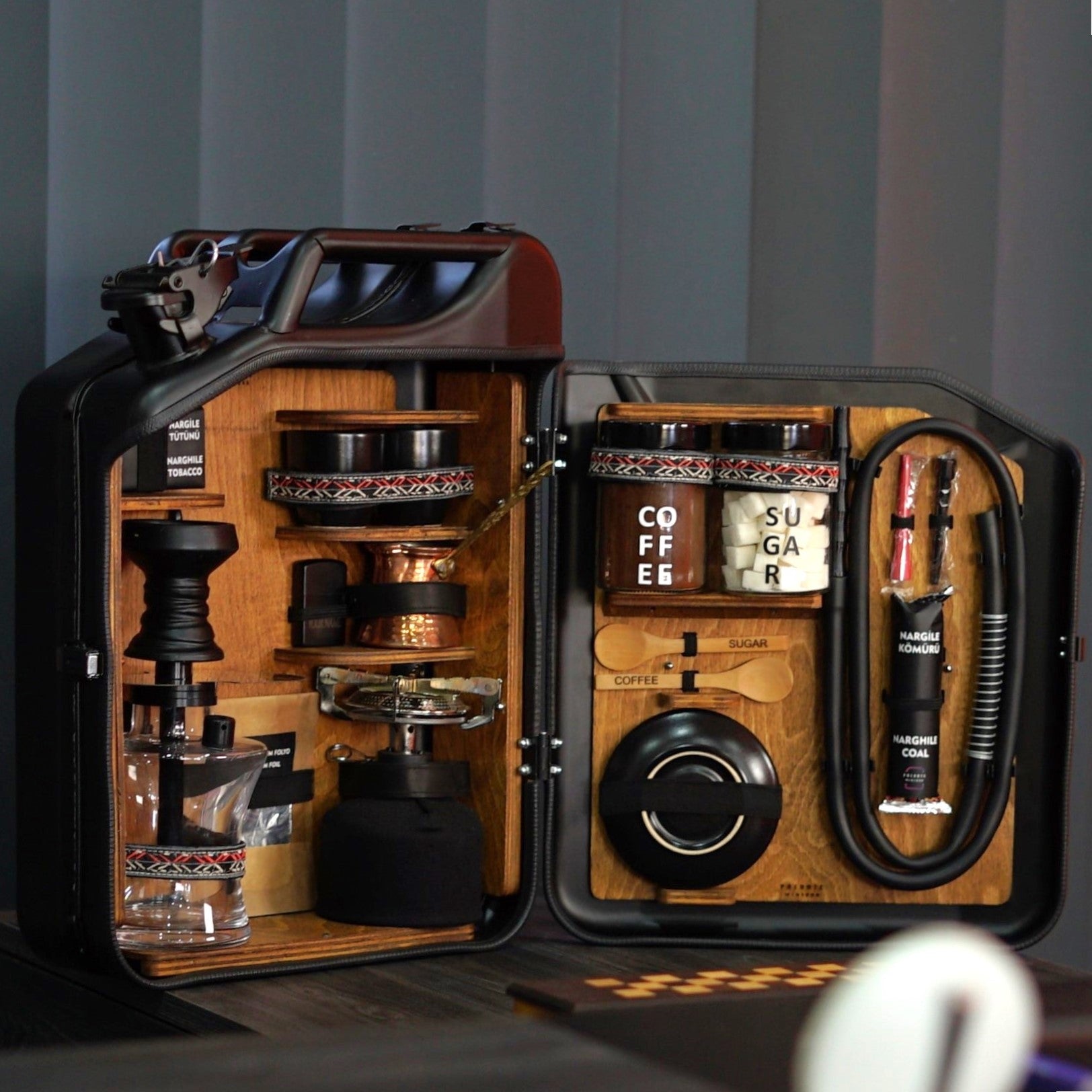 Çelik Bidon Nargile & Türk Kahvesi Konsepti