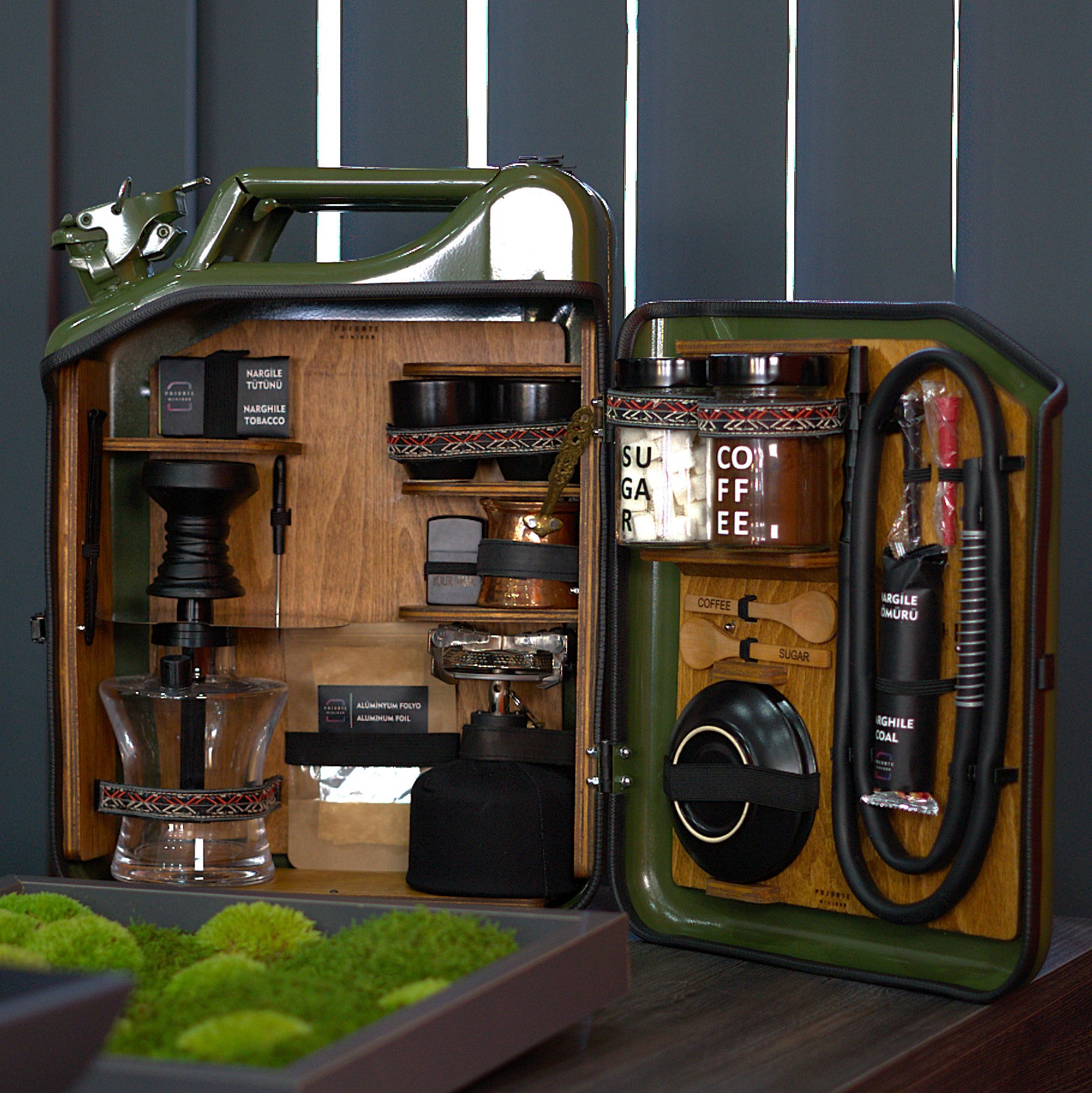 Çelik Bidon Nargile & Türk Kahvesi Konsepti