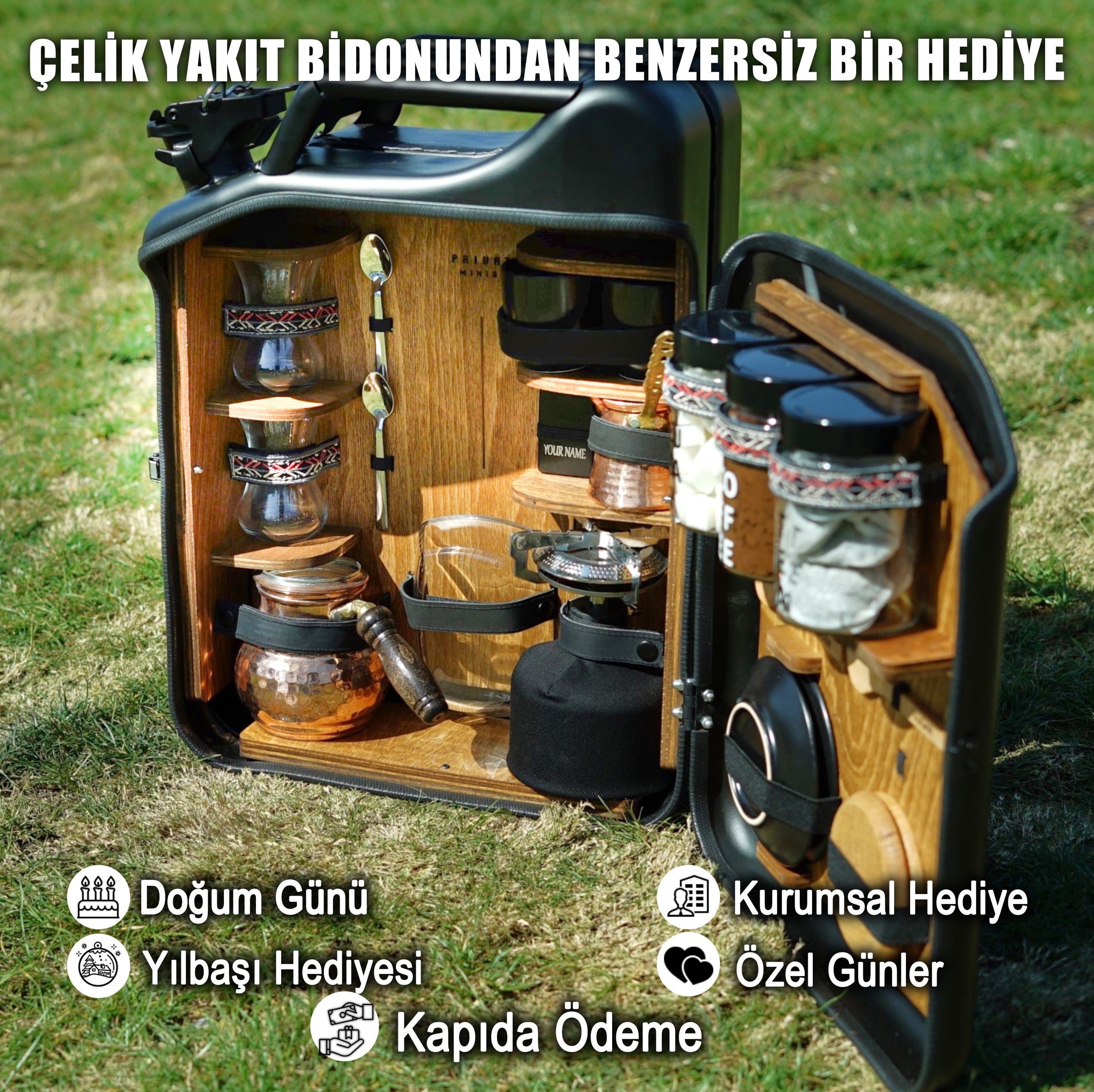 Çelik Bidon Çay & Türk Kahvesi Konsepti