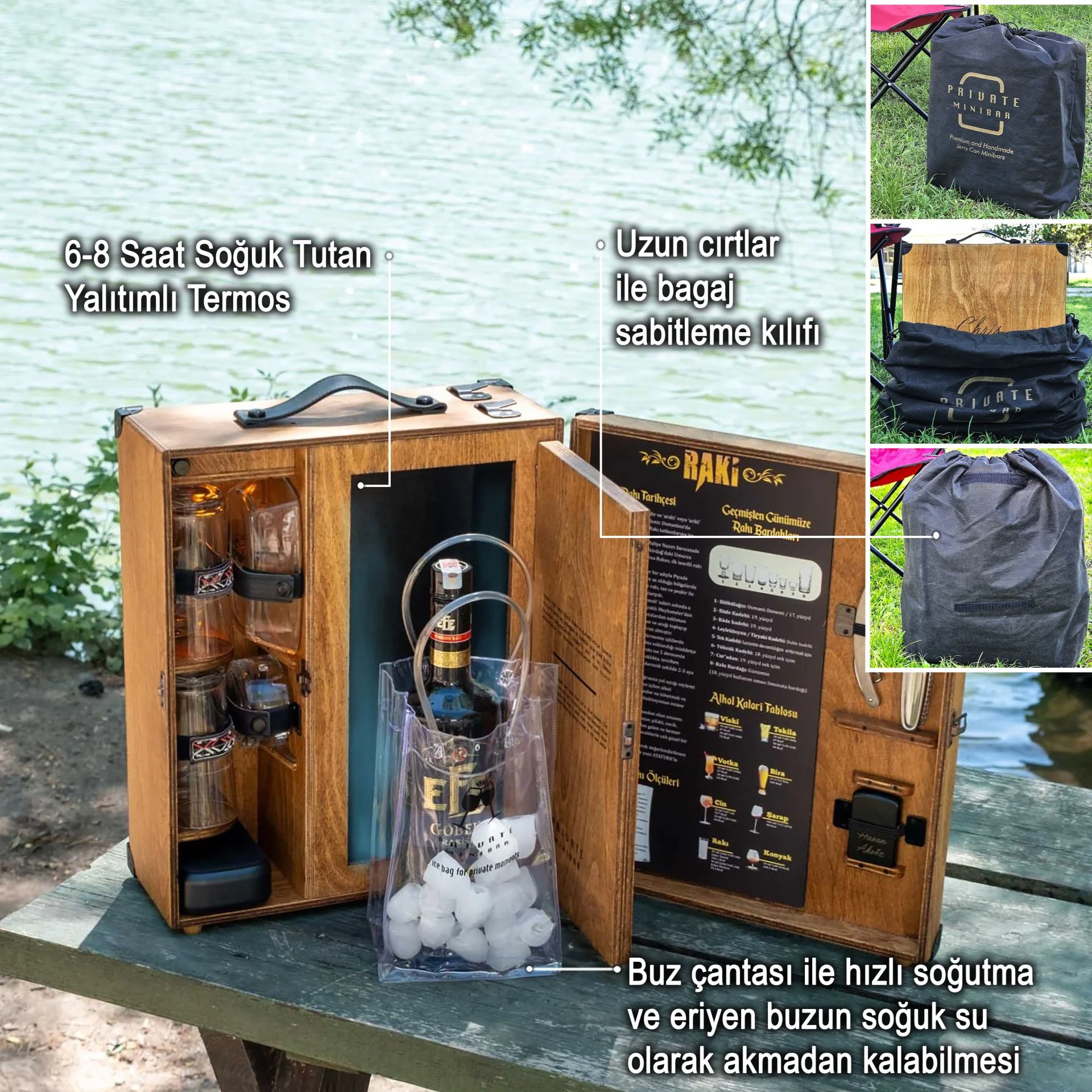 Showy Serisi / Termos Soğutuculu Rakı Konsepti