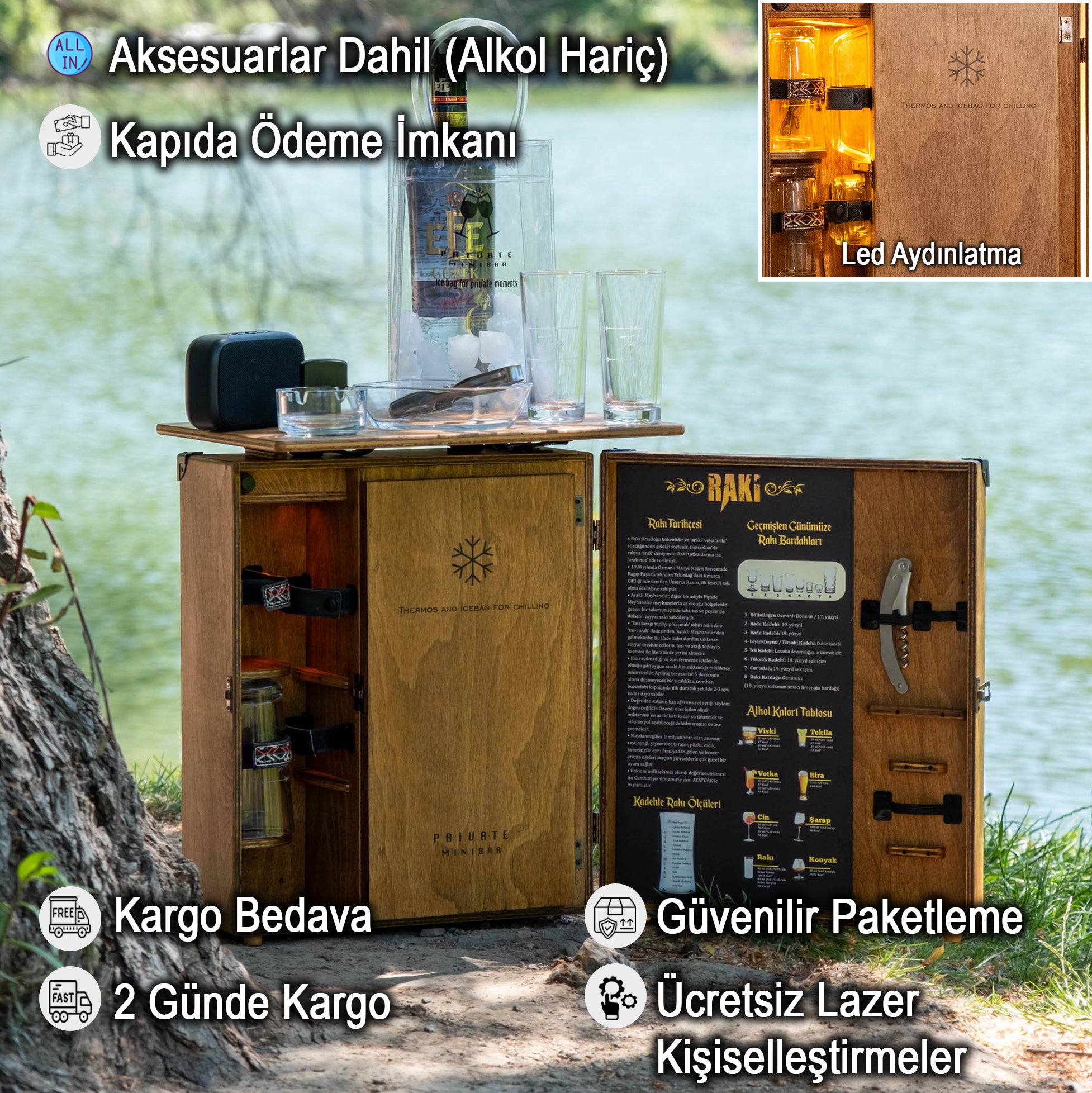 Showy Serisi / Termos Soğutuculu Rakı Konsepti